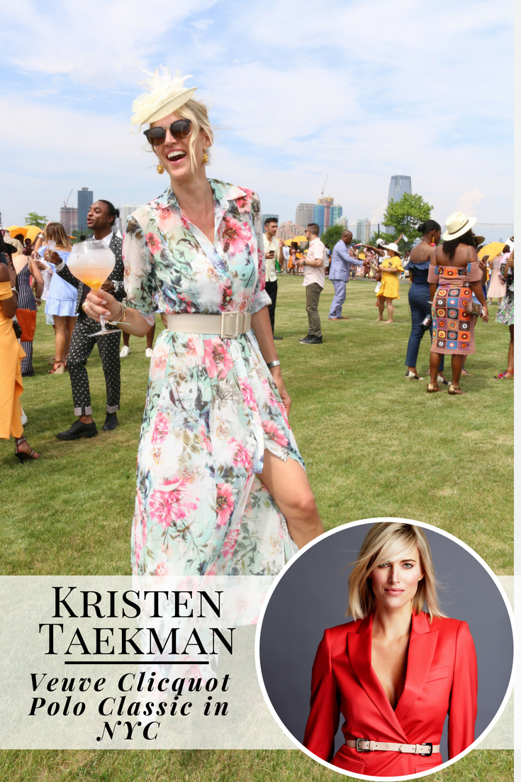 Kristen Taekman and the Veuve Clicquot Polo Classic in NYC