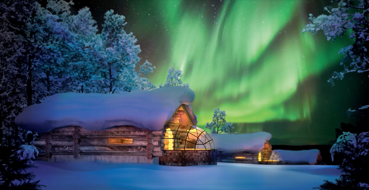 view the Northern Lights Finland